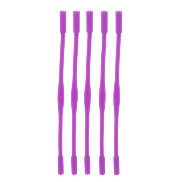 1/2/3/5 5 st Silikon Glasögonband för Barn, Sportband med Halkskydd Lila Purple 1Set