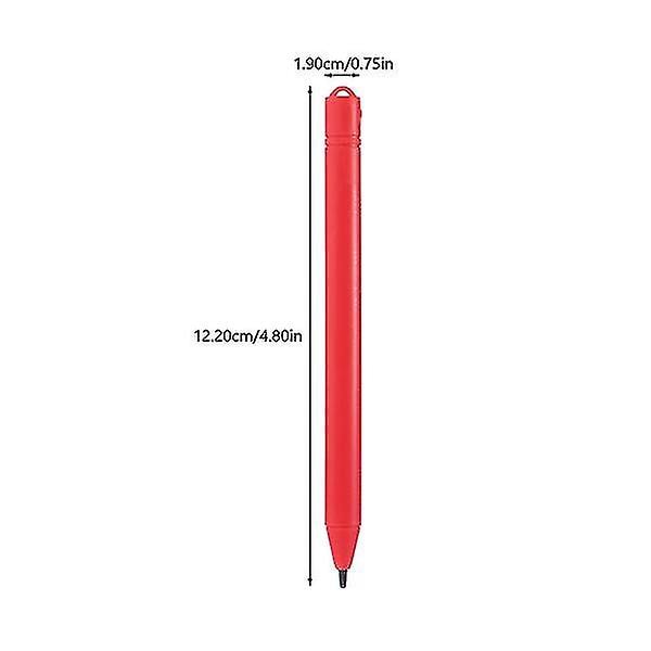 6 stk LCD-tegnebrett penn magnetisk penn tegneleke