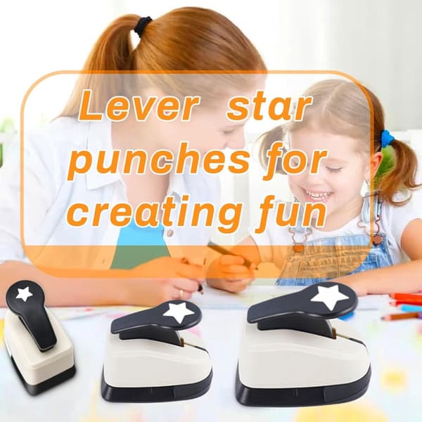 Stjernepunch - Papirpunch - Papirhullpunch - Stempelformet kutter