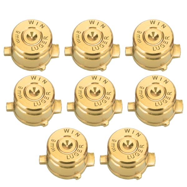 2 sæt aluminiumslegering funktionsassistent knap controller reservedele passer til PS4Gold 0.7