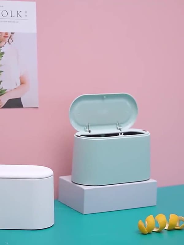 Søppelbøtte - Sensor Søppelbøtte - Robust - Benkeplate Søppelbøtte - Mini Søppelbøtte - Skrivebord