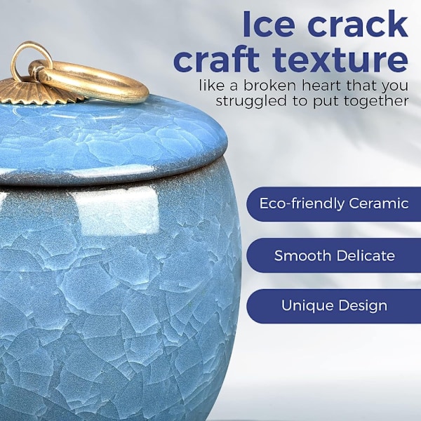 Small Cremation Urns for Human Ashes, Keepsake Urns
