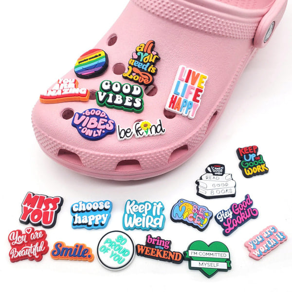50 st Skocharm, Crocs-Charm Crocs-Tillbehör för Flickor Pojkar