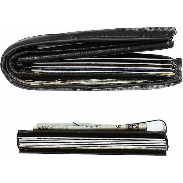 RFID Blocking Carbon Fiber Minimalist Ridge Wallet for Men
