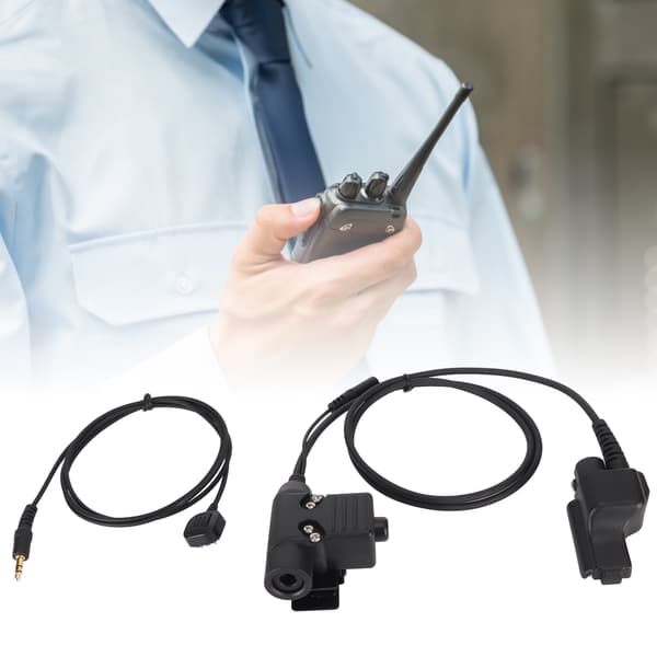 U94 PTT-adapter Tålig Bärbar Militär Intercom-headset Adapter för MOTOROLA XTS2500