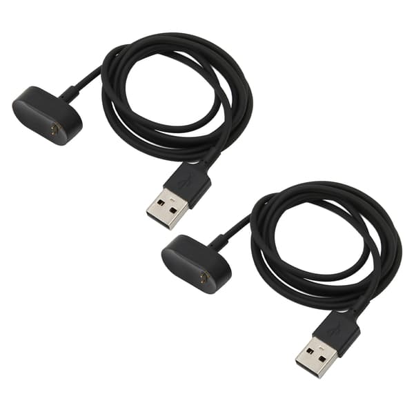 2 stk USB-ladekabel til ur Magnetisk 1 meter Ladekabel Universal til Fitbit Inspire til Inspire HR