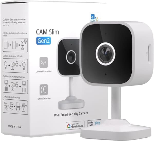 WiFi Smart Säkerhetskamera – 1080P HD, Tvåvägsljud_OF