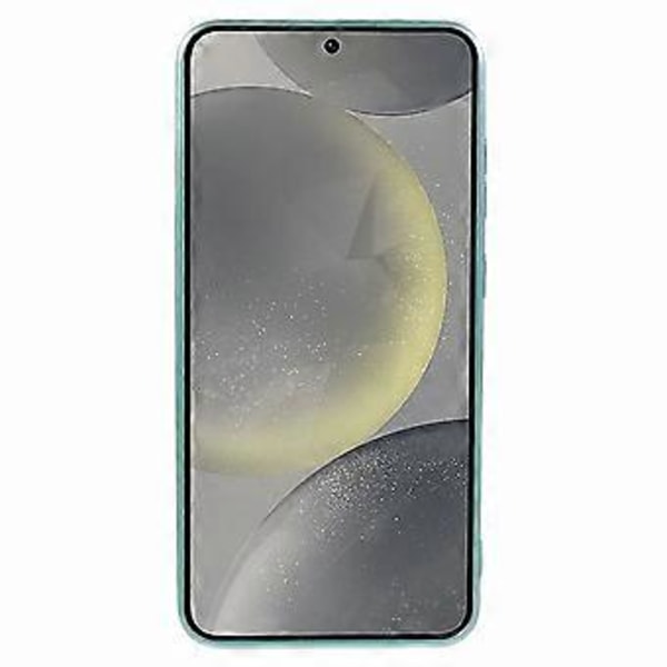 Mobilskal för Samsung Galaxy S24+ med linsskydd, MagSafe-kompatibelt, gummerad TPU (Stil F)