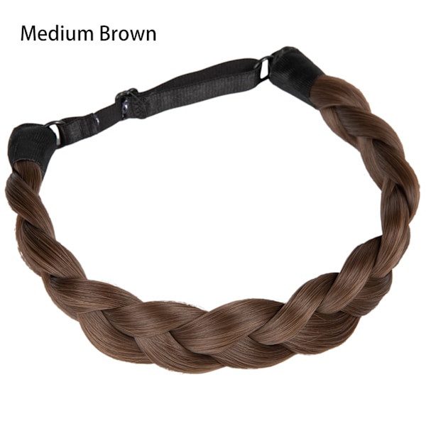 1 st Syntetiskt Fläthår med Justerbart Bälte Flätad Bohemisk Stil Damfrisyr 8 8 Athree strand braid