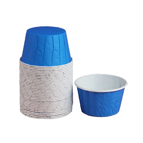 50 kpl Jäätelökulhoja Jälkiruokakulhoja Jäädytetty Jogurtti Cupcake Kakku Blue