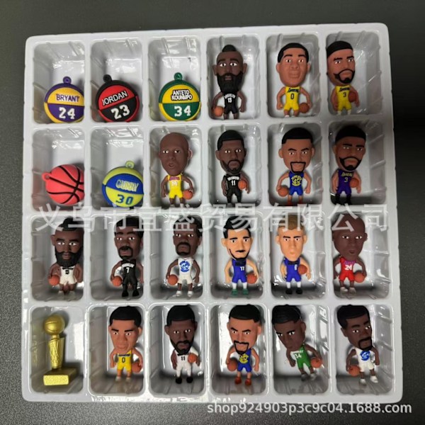 NBA Julkalender 2024 för Jul - NBA Julkalender 24 Dörrar, James, Kobe, etc. Rutiga Presenter