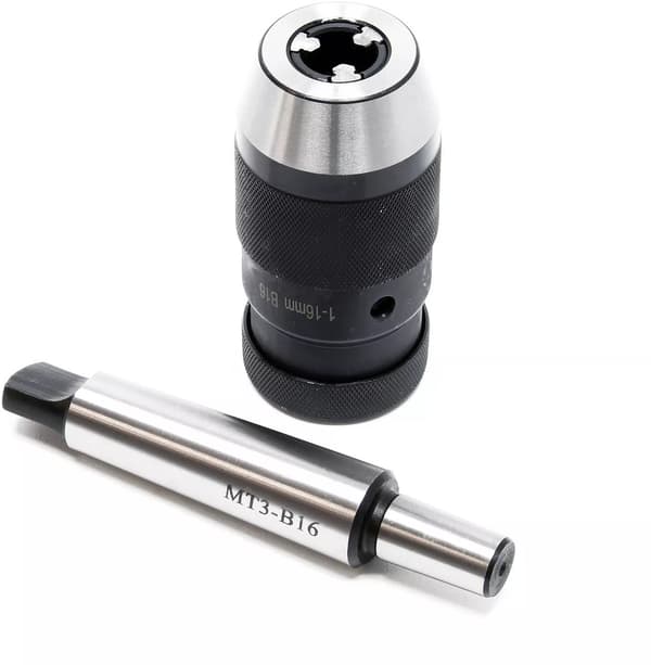 Borrchuck CM3-B16 snabbchuck - spännvidd 16 mm - Morsekona tillbehör