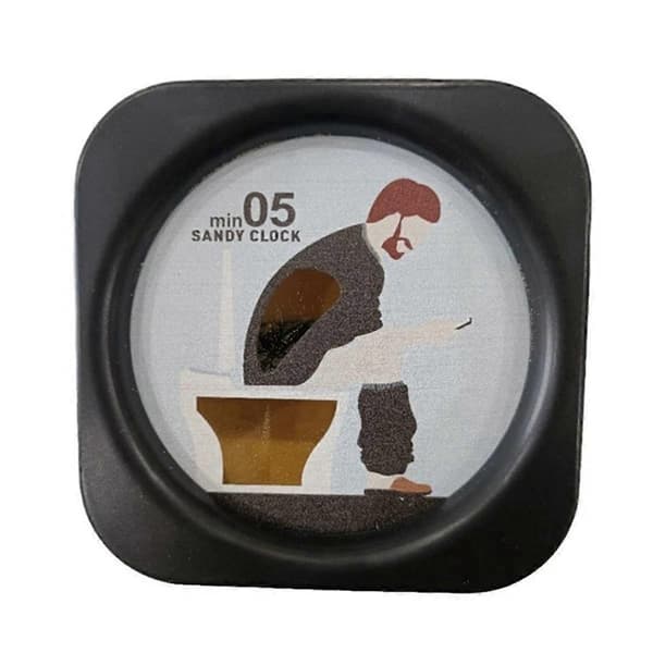 Gaver til menn Julestrømpe Morsom Toalett Sand Timer