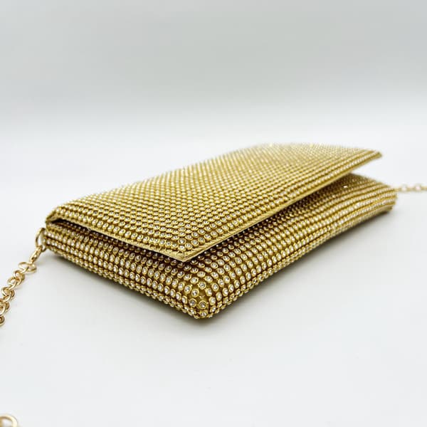 20*12*2 cm glitrende strass-clutch for bryllup, ball, fest