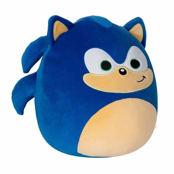 23 cm Sonic Squishmallows - Pehmeä ja Halattava Pehmolelu Lahjaksi Blue