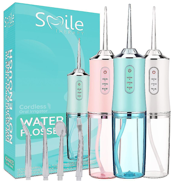 Dental Water Flosser Spotlight Waterpik Professionel Oral Irrigator Bærbar Floss Cleaner Sundere Tænder Hvidere Renere