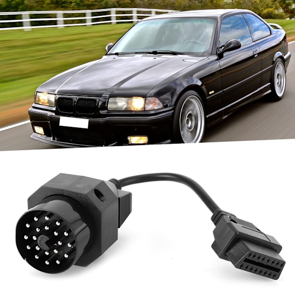 OBD2-adapterikaapeli 16-nastainen naaras - 20-nastainen diagnostiikkakaapelin liitin Sopii E36 E39 X5 Z3 -malleihin