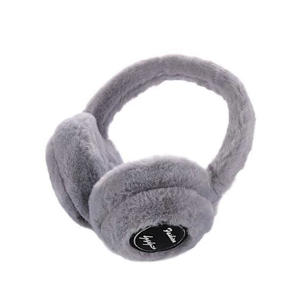 Winter Earmuffs Wireless Bluetooth 5.0 Headphones Ear Warmers with Extra Soft Grey