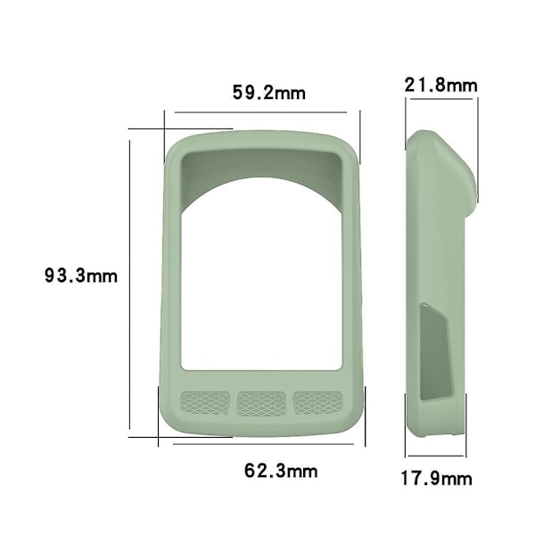 Fallsikker Silikonveske for Wahoo-Elemnt ROAM Anti-ripe GPS-beskyttelse Midnight blue