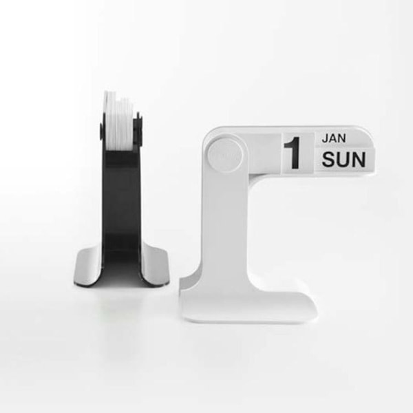 Bordskalender Vendbar kalender SORT black
