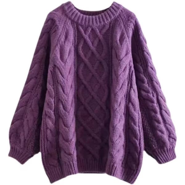 2022 Vinter Høst Solid Turtleneck Høy Hals Ballong Langermet S_OF