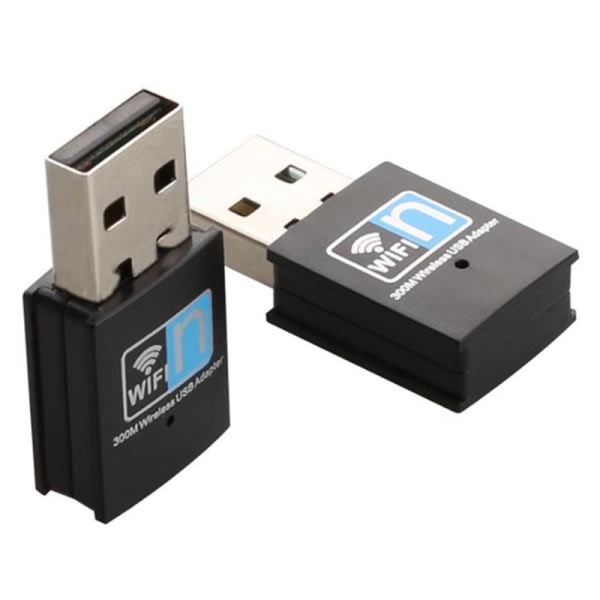 USB 2.0 WiFi-adapter 300M 2,4GHz WiFi-antenn RTL8192 Dual Band