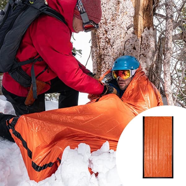 2 stk. - Nødsovepose - Nødteppe - Nødsovepose
