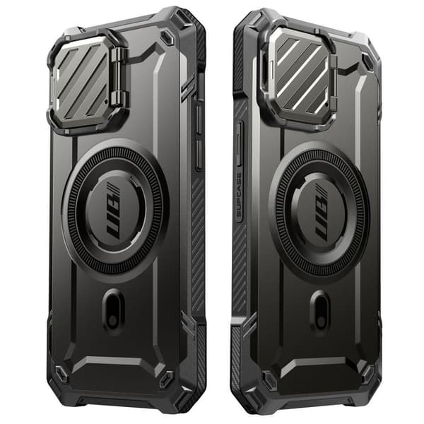 Supcase iPhone 15 Kuori MagSafe Unicorn Beetle XT Musta