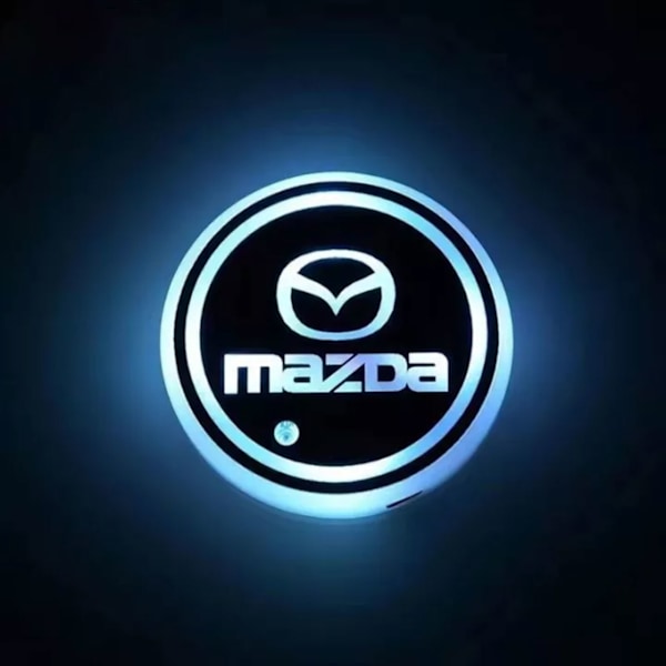 Bilunderlag for Koppholder Anti-Skli Luktfri Koppholderunderlag for Drikker Absorberer Vanndråper mazda