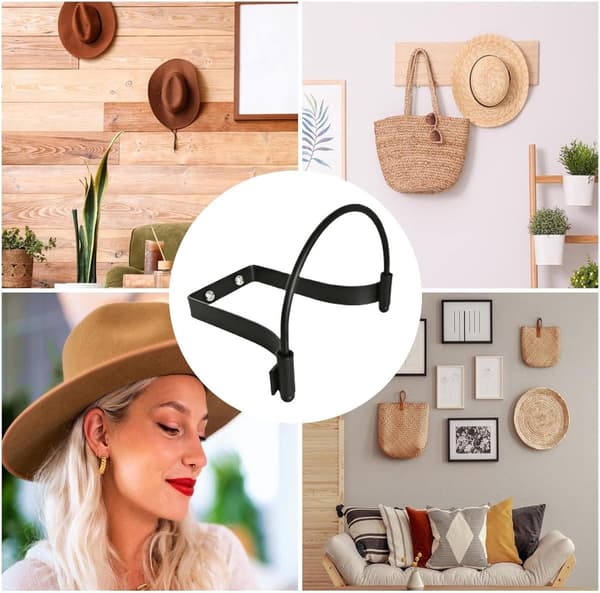 Cowboyhatthylle - Moderne westernstil - hatthylle - Cowboyhat veggmontering