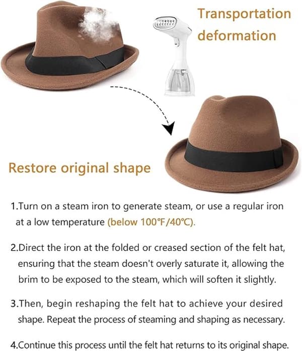 Hatte - Elegant Jazz Hat - Varm Spand Hat - Fedora Hat - Jazz Cap - Solhat - Tilbehør - Hovedbeklædning