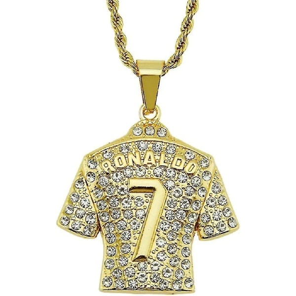 Fotbollströja Halsband för Män, Hip Hop Ronaldo #7 Halsband
