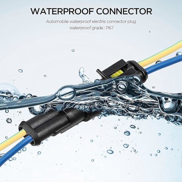 Waterproof Connector Kit Car Solder Cable Quick Connect Electrical in Car Wiring Harness Automatic Seal
