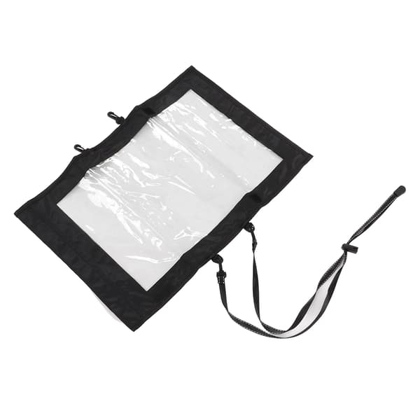 Waterproof TPU Map Case Transparent Hiking Bag with 2 Extra Straps for Camping