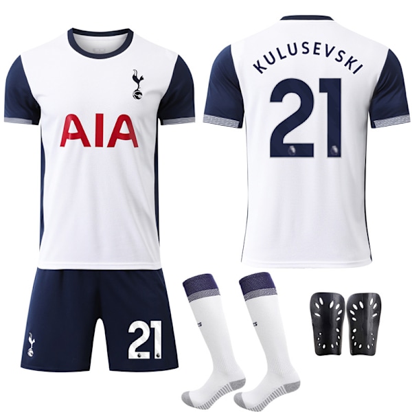 2024-25 Ny Tottenham Hotspur Hjemme Fotballtrøye NR. 21 NR.21 med sokker + beskyttelsesutstyr NO.21 with socks+protective gear #S
