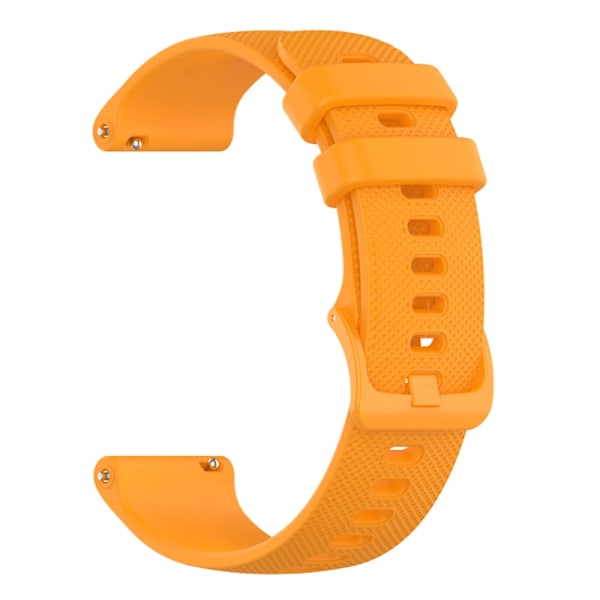 20 22mm Silikonarmband för Garmin Venu 3 Band Forerunner 265 255 245 Music Vivoactive 4 Band för Garmin Venu Sq 2 Plus Armband Gult Yellow 22mm