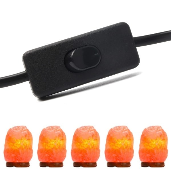Ledning med afbryder til saltlampe - 1,8 m - Fatning til saltlampe