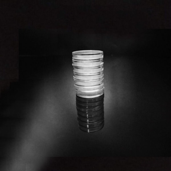 100 stk. Møntboks Møntbeskyttelsesboks 27MM 27mm