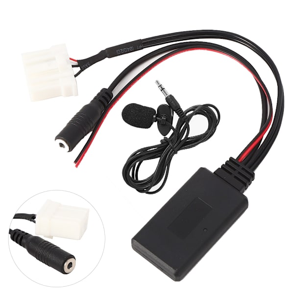 AUX-indgang Kabeladapter Bil Bluetooth 5.0 Mikrofon Passer til Mazda 2 3 5 6 RX8[GKS] 0.1