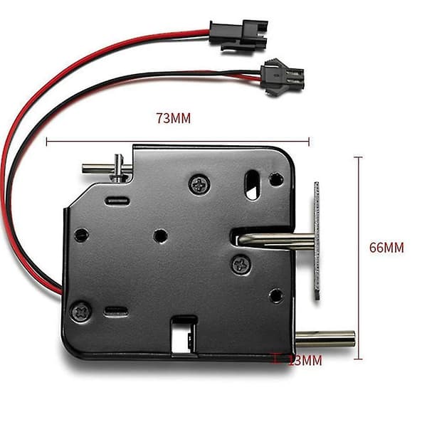 2x 12V 2A Intelligent Elektroniskt Styrd Elektromagnetiskt Lås, Skåplås, Access Control