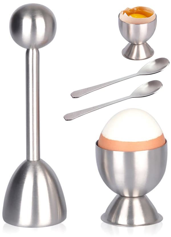Eggeåpner - Eggseparator - Eggeskallåpner - Myk & Hard - Kokt Eggseparator