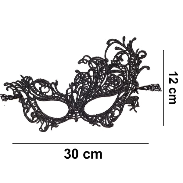 Luksuriøs Blonder Maskerademaske for Kvinner