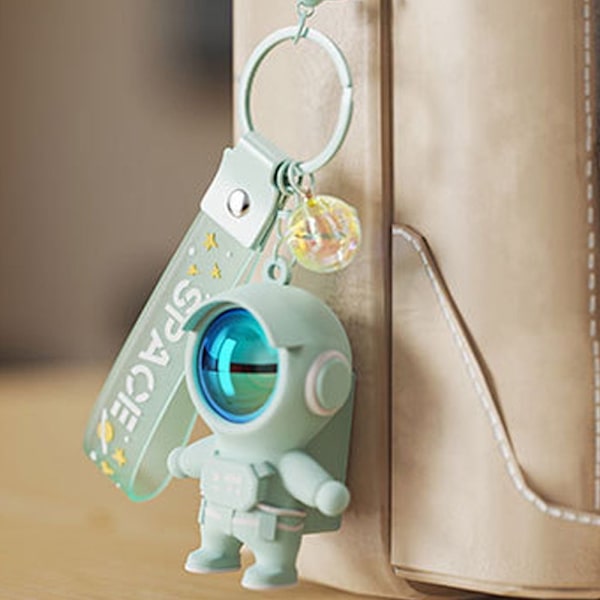 Astronaut Sunset Atmosphere Lamp Keychain Pendant