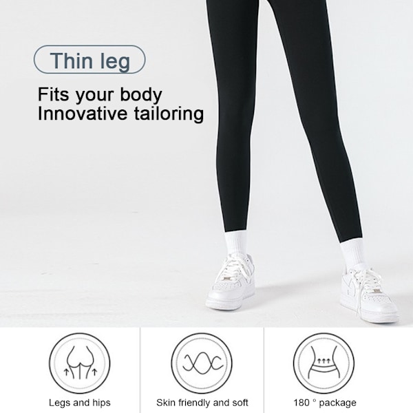 Højtaljede leggings til kvinder - Hot pants mavekontrol yoga