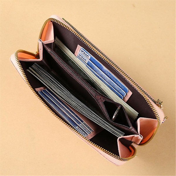 20 cm berøringsvennlig telefonveske, crossbody-mobiltelefonlommebok, skulderveske, reisevesker for kvinnelige elskere - Green