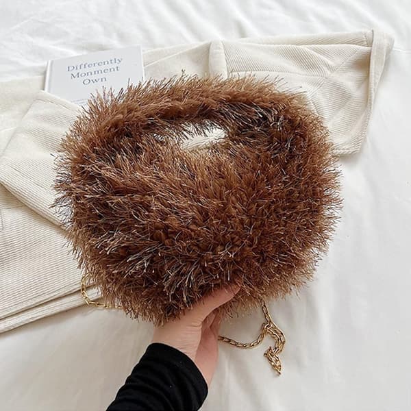 Pels Håndtasker Crossbody Taske BLÅ blue