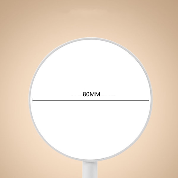 Klämlampa, Batteridriven Läslampa, Sängbordsklämlampa, 3 Ljusstyrkor Batterilampa, USB Laddningsbar
