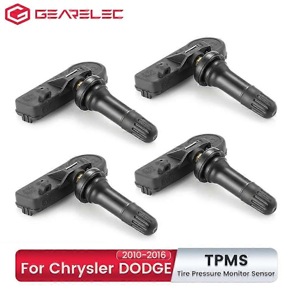 4 st Däcktrycksövervakningssystem (TPMS) 56029398AB för Chrysler DODGE CHALLENGER CHARGER DURANGO GRAND CARAVAN JOURNEY 2010-2015 4 Pcs 56029398AB