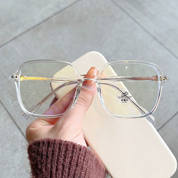 Anti-blåt Lys Briller Oversized Grå Grey