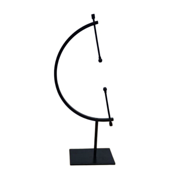 1/2/3/5 Sfärhållare Displayställ Ornament Glasbollshållare Svart L Black L 1Set